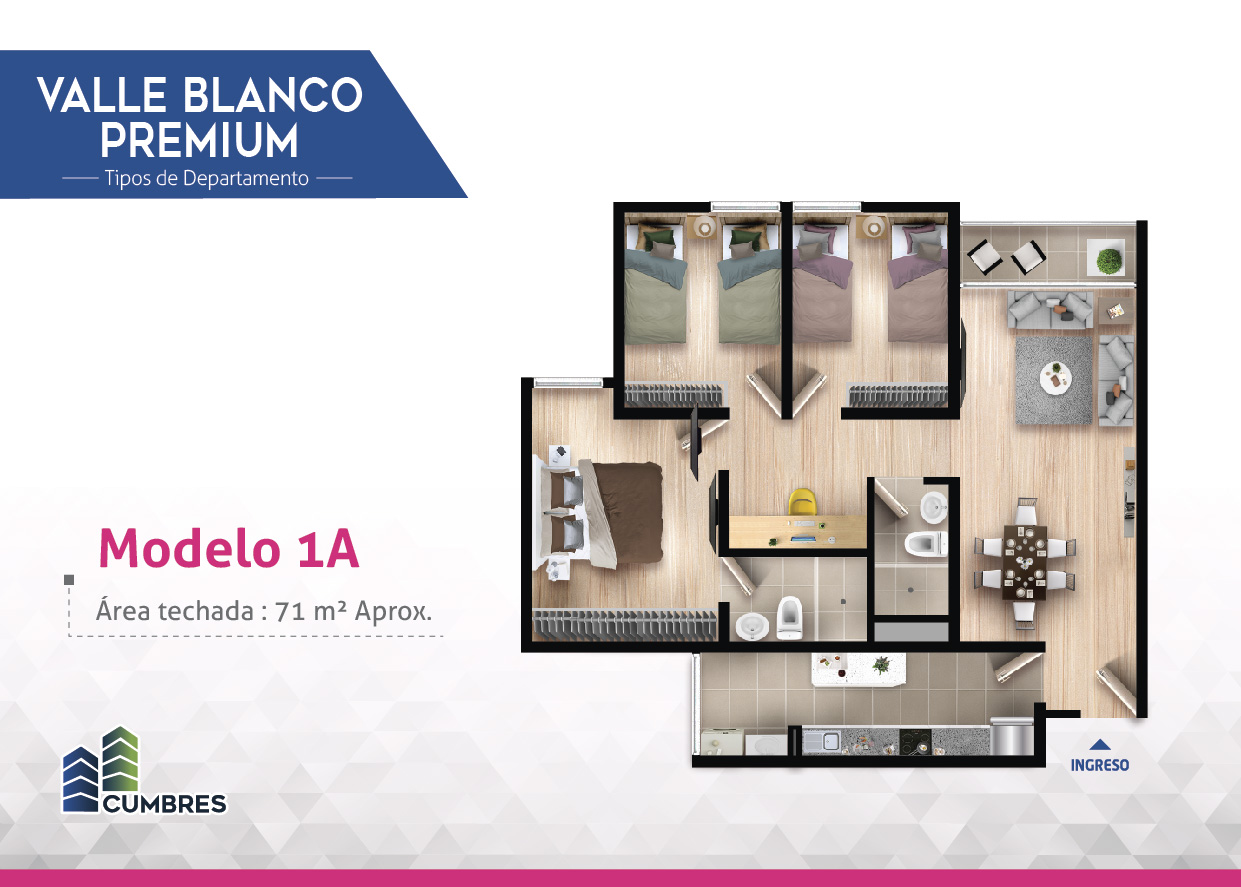 Modelo 1 del proyecto Valle Blanco Premium