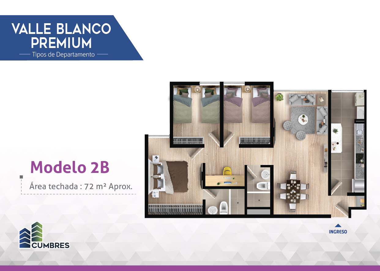 Modelo 4 del proyecto Valle Blanco Premium