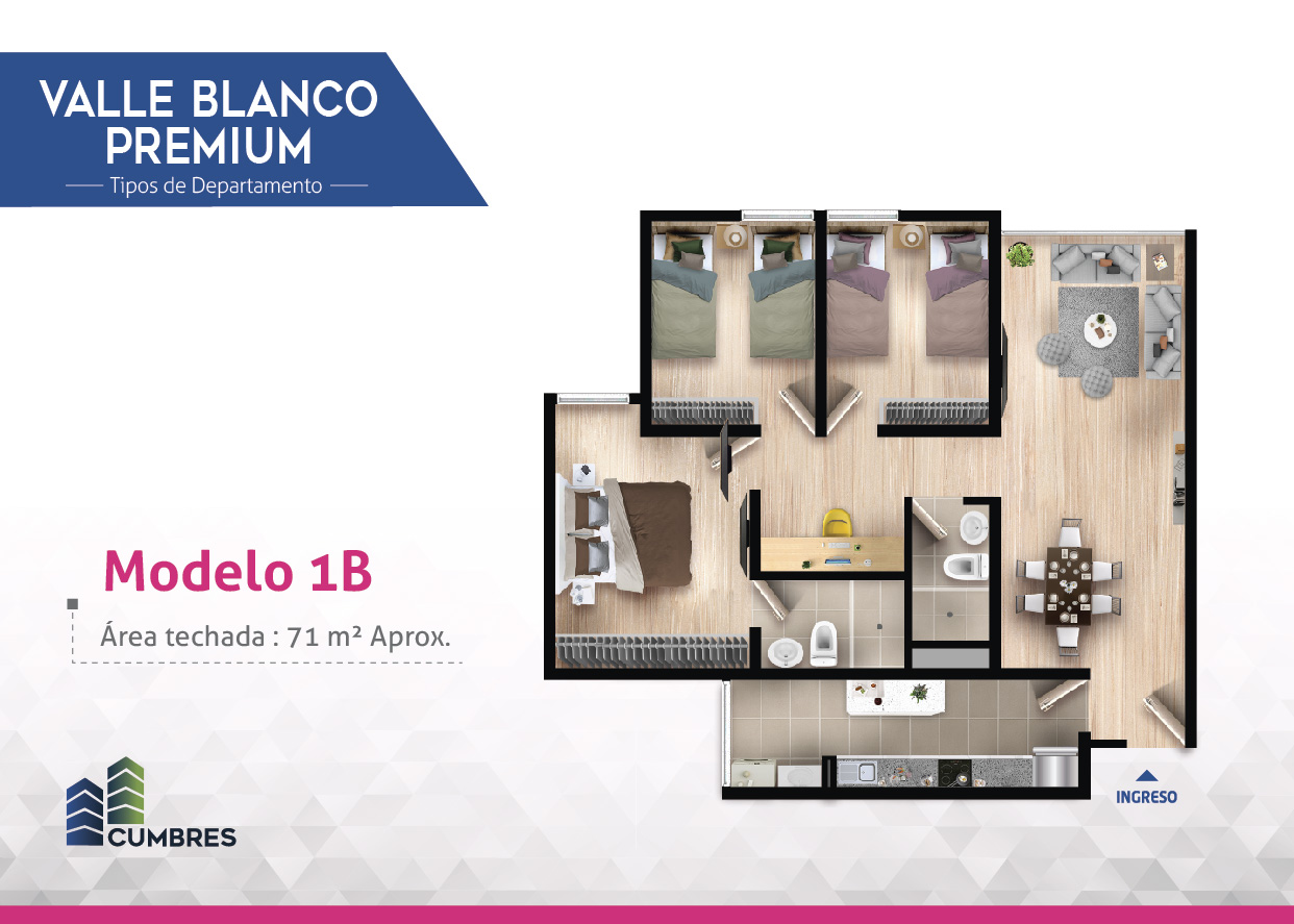 Modelo 2 del proyecto Valle Blanco Premium